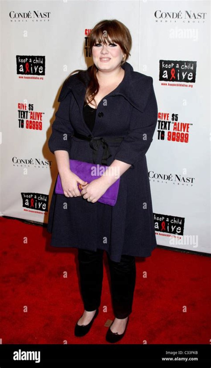 Adele Keep A Child Alive's 5th Annual Black Ball at Hammerstein Ballroom, New York, America - 13 Nov 2008 A host of stars hit the red carpet in New York last night in the name of a good cause. Justin Timberlake, Jessica Alba, Tyra Banks, Elijah Woods, Iman and David Bowie were just some of those who stepped out for Keep A Child Alive's 5th Annual Black Ball. The event was hosted by singer and actress Alicia Keys in order to support the organisation, which provides life-saving anti-retroviral treatment, care and support services to children and their families with HIV/AIDS in Africa and the developing world. Iman co-hosted the cocktail party, which was followed by a live auction and dinner at the Hammerstein Ballroom. On the night, Queen Latifah was honoured for her humanitarian work, as was Simon Fuller, the brains behind the 'Idol Gives Back'. There were also musical performances from Justin Timberlake, Chris Daughtry, Adele, and Emmanuel Jelq.