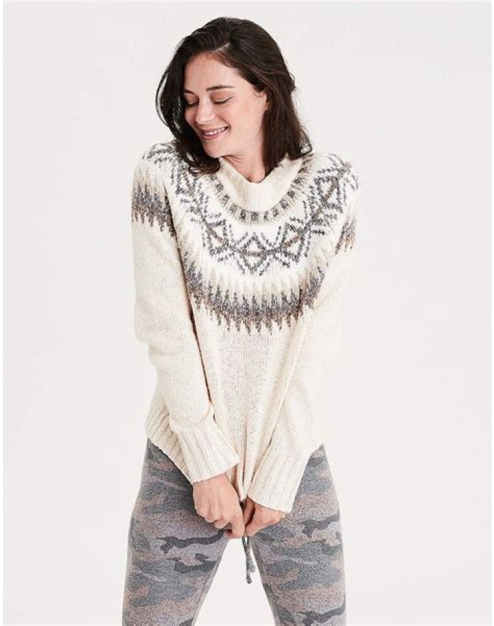AE FAIR ISLE PULLOVER SWEATER ($29.97, American Eagle)