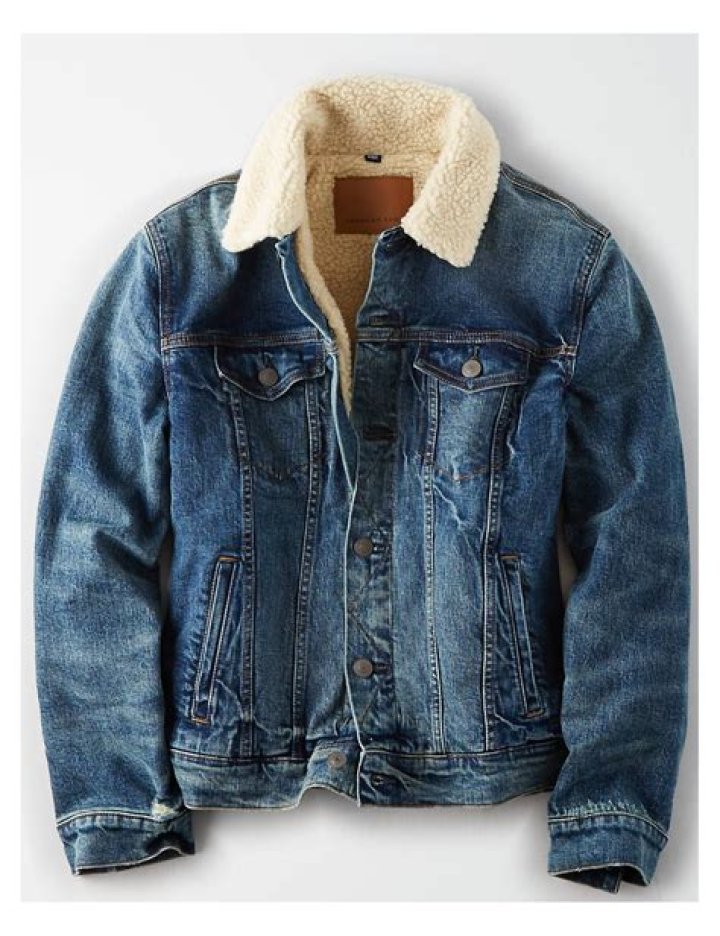 AE SHERPA LINED JEAN JACKET ($53.97, American Eagle)