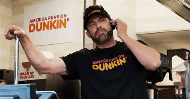 Ben Affleck works at Dunkin Donuts