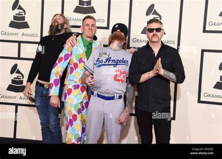 Brent Hinds, from left, Troy Sanders, and Bill Kelliher of Mastodon perform at Inkcarceration Music and Tattoo Festival, at Ohio State Reformatory in Mansfield, Ohio Inkcarceration Music and Tattoo Festival - Day 1, Mansfield, United States - 10 Sep 2021