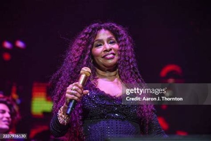 Chaka Khan performs onstage during the finale of "Dancing With The Stars" held at The Grove, in Los Angeles Finale of "Dancing With The Stars", Los Angeles, USA - 24 Nov 2015