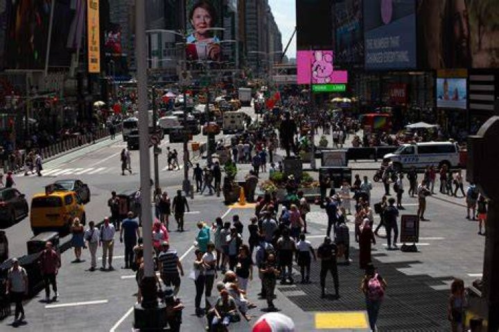 Crowds In NYC