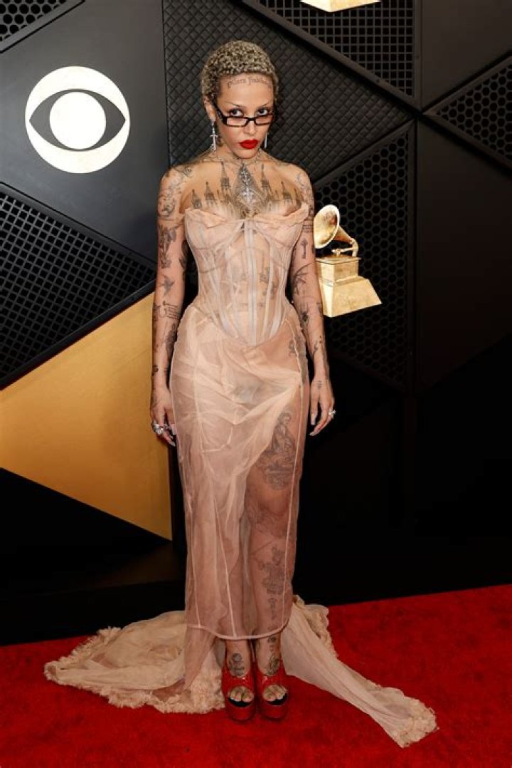 Doja Cat With Her Grammy