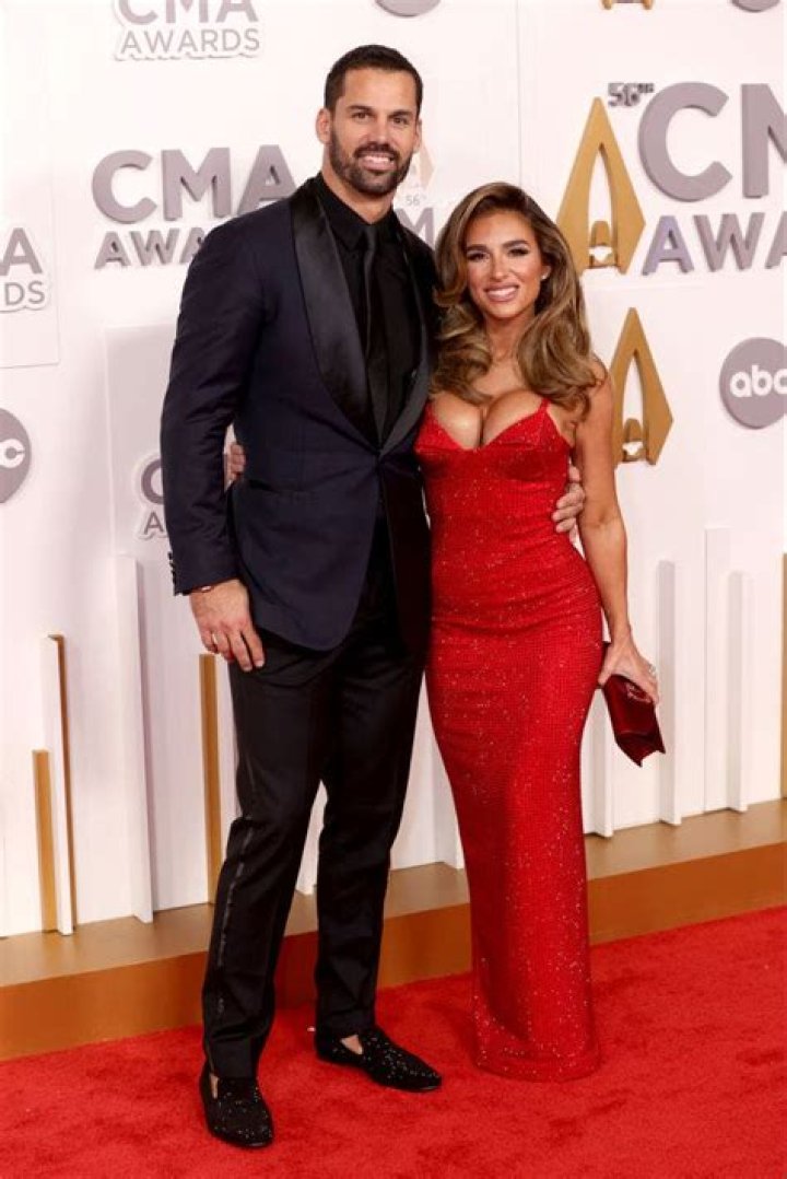 Eric Decker and Jessie James Decker The 52nd ACM Awards, Arrivals, Las Vegas, USA - 02 Apr 2017
