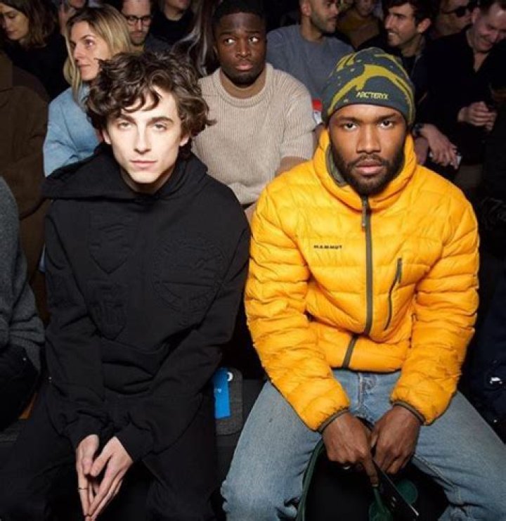 Frank Ocean at the Louis Vuitton show