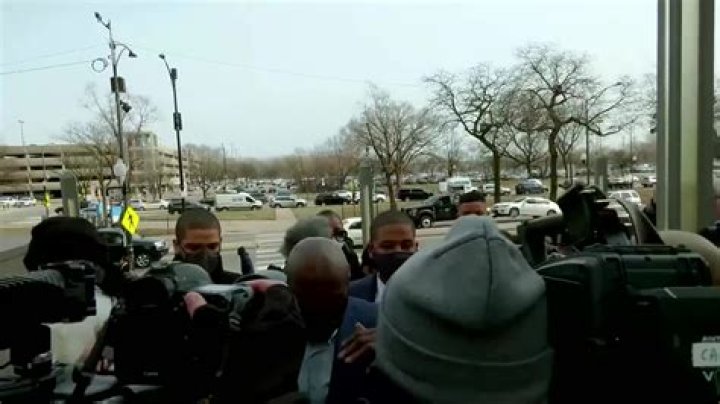 Jussie Smollett Arrives For Sentencing