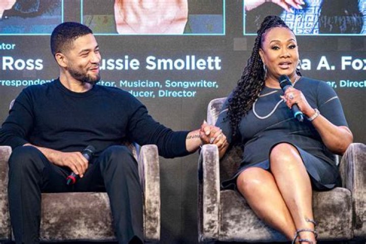 Jussie Smollett at the Fox upfronts