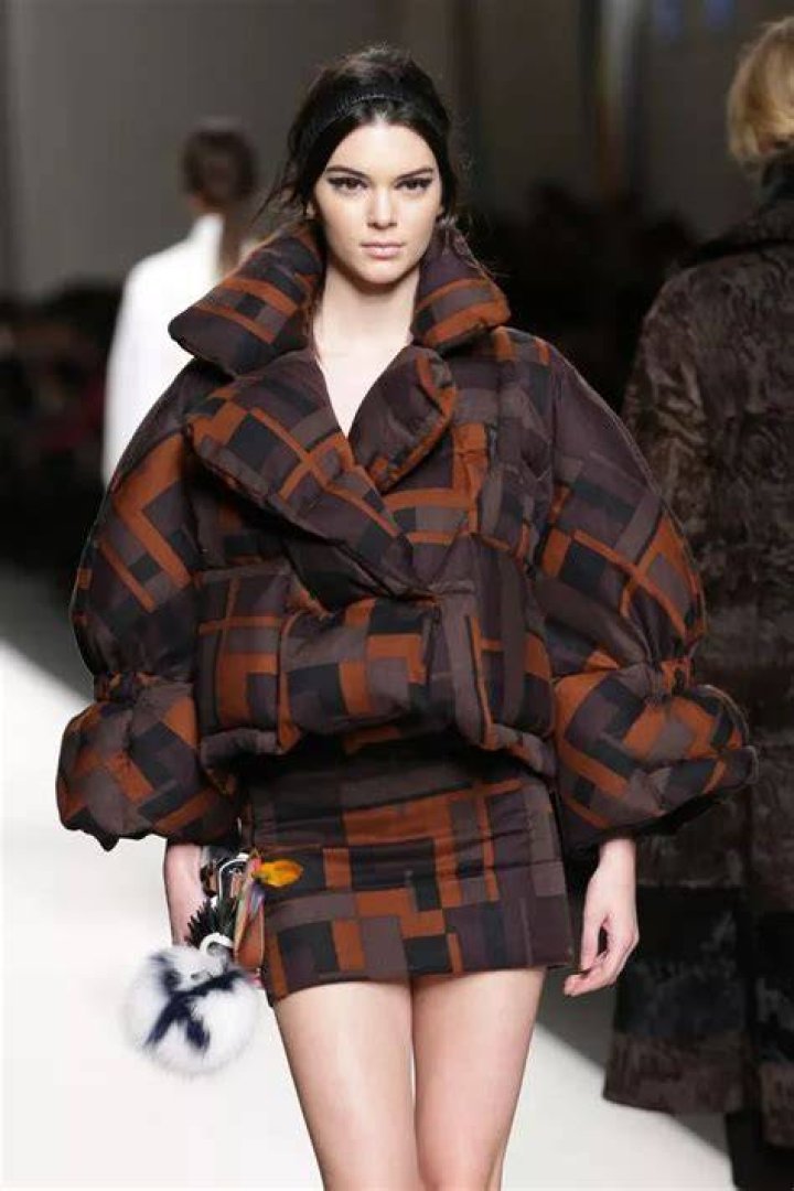 Kendall Jenner on the catwalk Prada show, Runway, Autumn Winter 2022, Milan Fashion Week, Italy - 24 Feb 2022
