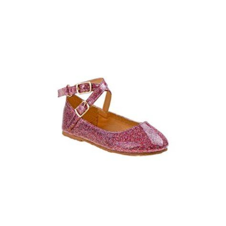 Laura Ashley Cassia Multi Mary Jane Girls Glitter Flats