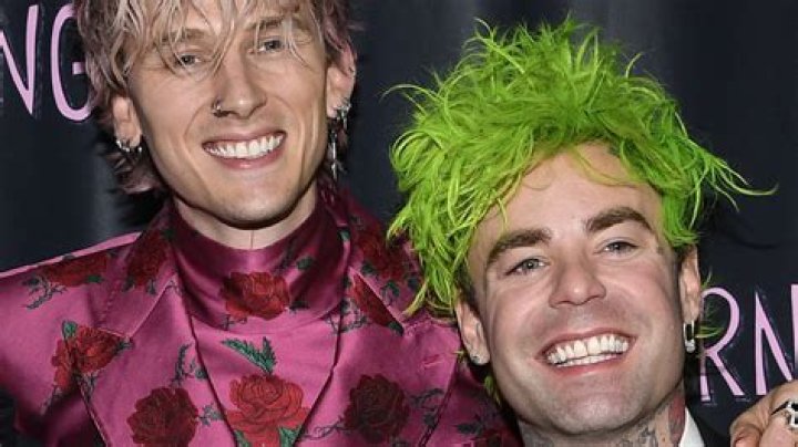 Machine Gun Kelly and Mod Sun protesting