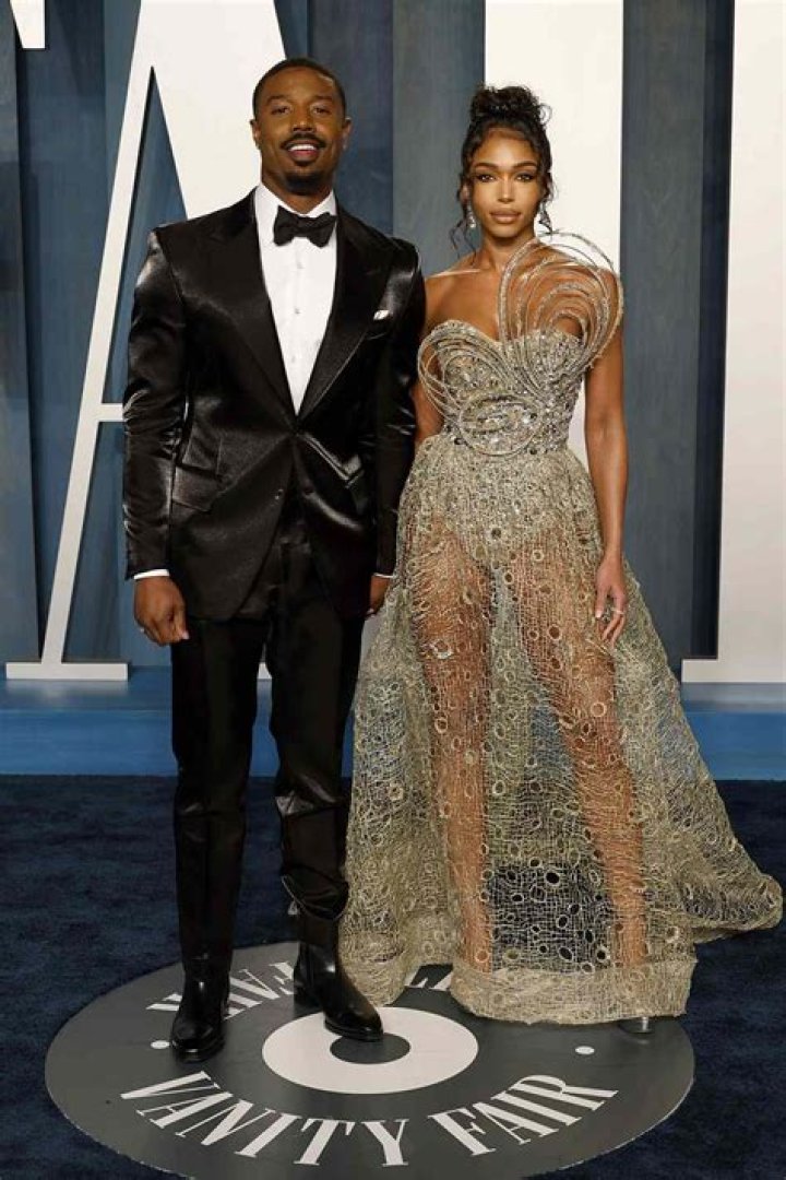 Michael B. Jordan and Lori Harvey Vanity Fair Oscar Party, Arrivals, Los Angeles, USA - 27 Mar 2022