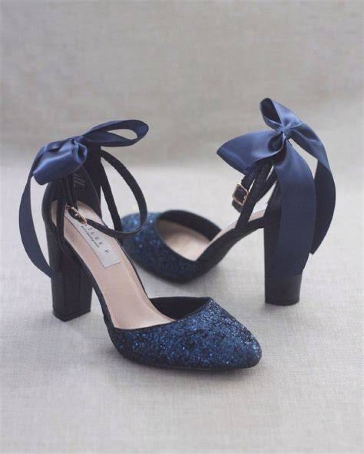 Old Navy Pointed Glitter Block Heel ($26.00- $29.00, Old Navy)