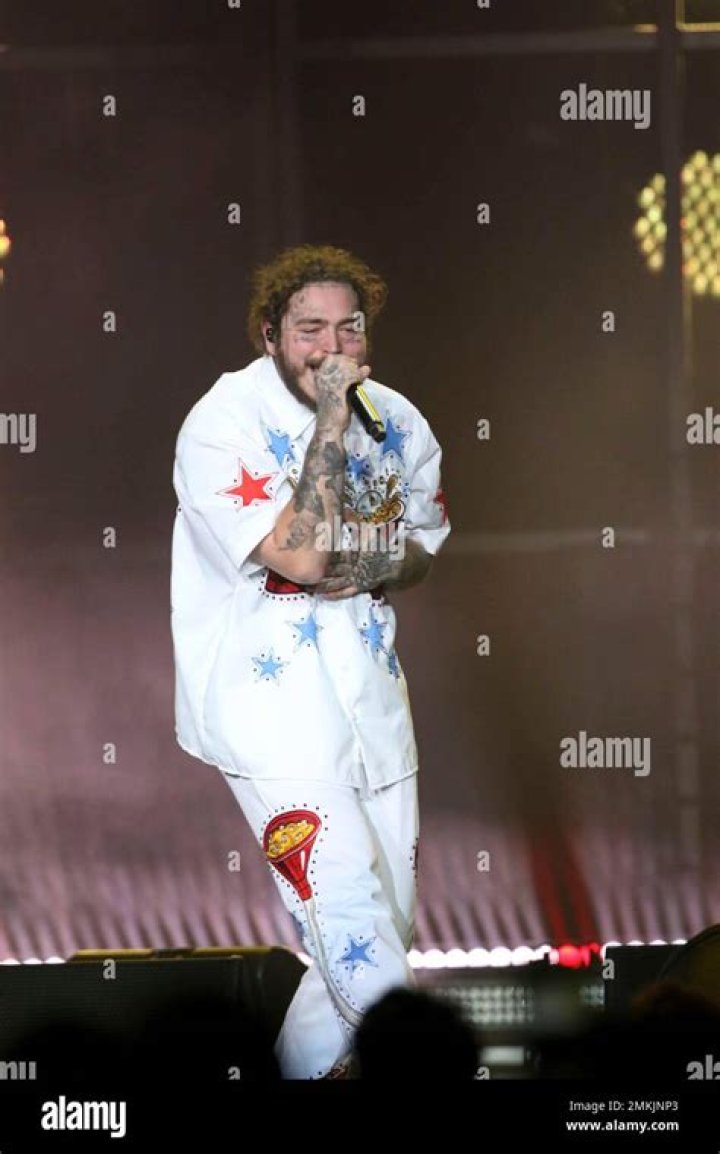 Post Malone performs during the Formula 1 Miami Grand Prix Kick Off Concert at Hard Rock Live Formula 1 Miami Grand Prix Kick Off Concert at Hard Rock Live, Seminole Hard Rock Hotel and Casino, Hollywood, Florida, USA - 06 May 2022