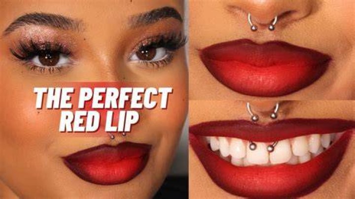 red lip