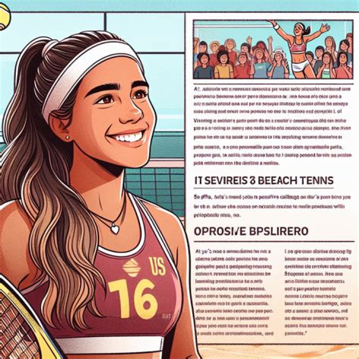 Sofia Plays Beach Tennis
