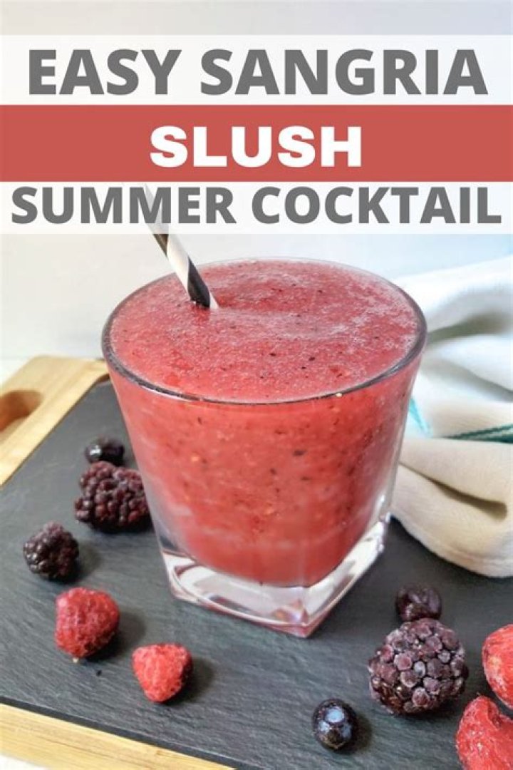 Spring Sangria Slush