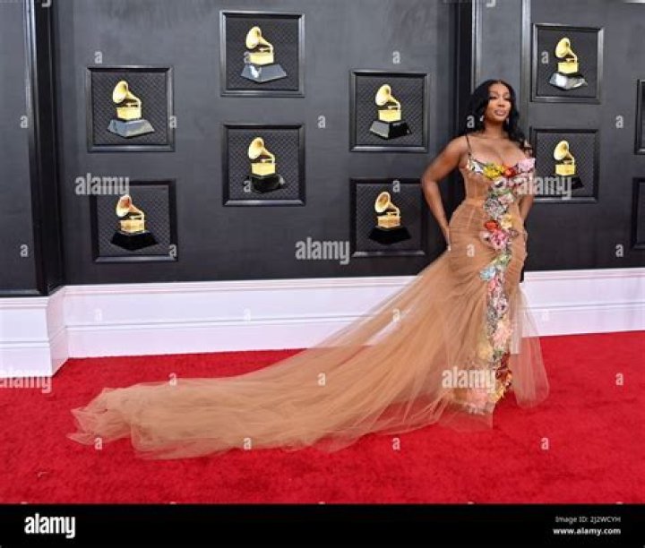 SZA arrives for the 64th annual Grammy Awards at the MGM Grand Garden Arena in Las Vegas, Nevada, USA, 03 April 2022. Arrivals - 64th Annual Grammy Awards, Las Vegas, USA - 03 Apr 2022