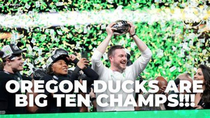 The Oregon Ducks Celebrate