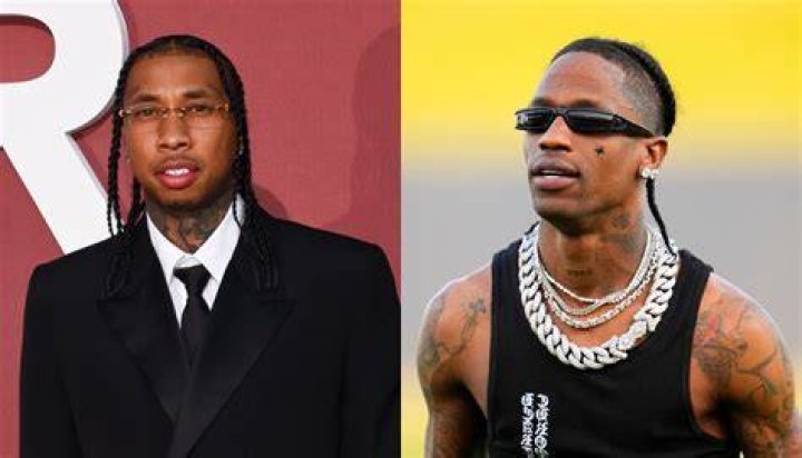 Travis Scott & Tyga at Beyonce concert
