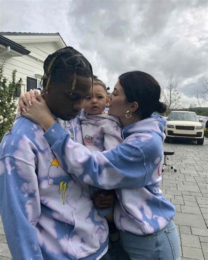 Travis Scott, Kylie Jenner, Stormi Webster