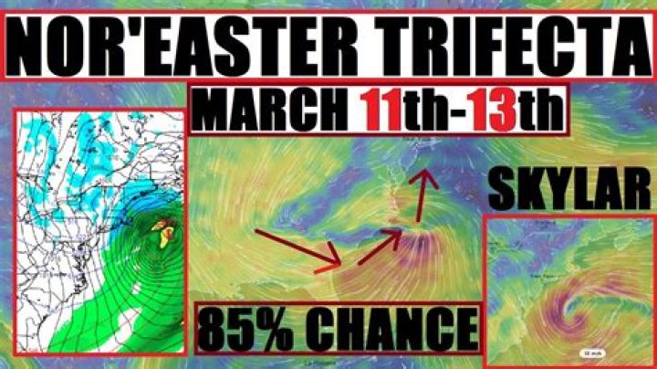 Winter Storm Skylar: 3rd Nor&rsquo;Easter In 2 Weeks Will Slam The East Coast With Snow & Dangerous Winds